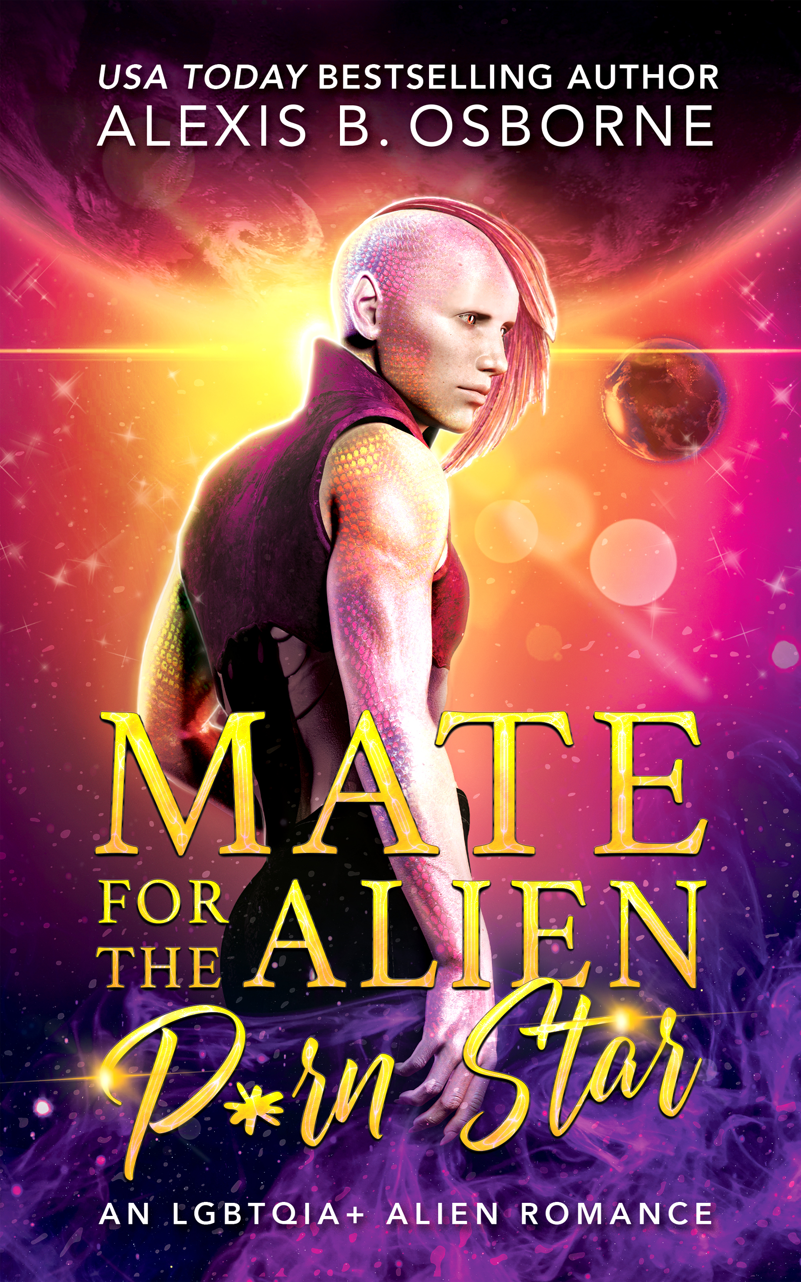 cover for the book mate for the alien porn star